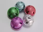 20 Glitter Ball JINGLE BELLS~ Mixed Color~Charms 20mm