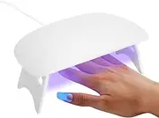 Nail Lamp,Nail Polish Lamp | UV Gel Nail Lamp 6W UV Nail Dryer LED Light for Gel Polish 2 Timers for Nail Arts Accessories