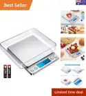 Digital Kitchen Scale 500g/ 0.01g Pro Cooking Scale with Back-Lit LCD Display...