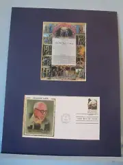 Organized Labor and the United Mine Workers & First day Cover of the Labor stamp