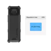 Rechargeable Mosquito Repellent GRey Max Repel S+Mat*30