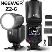 NEEWER Z2-C Z2C 2.4G TTL HSS Round Flash Light Speedlite for Canon Cameras DSLR