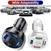 Fast USB Car Charger Cigarette Lighter Socket 4 Port Adapter For Samsung iPhone