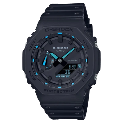 G-Shock Digital Black Resin Band Watch GA2100-1A2