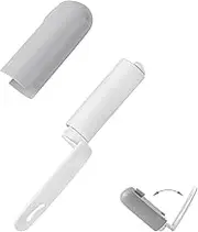Small Lint Roller Travel Size Lint Remover for Pet Hair Cute Lint Roller with Cover Mini Purse Resuable Lint Roller (Gray)