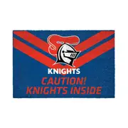 NRL Front Back Door Entry Floor Mat - Newcastle Knights - 61cm x 41cm