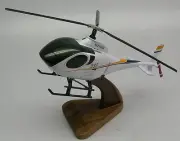 Model-333 Schweizer 333 Helicopter Desk Wood Model Free Shipping Large New