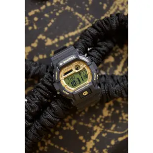 CASIO 卡西歐 G-SHOCK 黑金時尚 運動電子腕錶 / GD-350GB-1