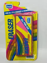 NOS Miracle Marker Chalk Eraser Rose Art 1991 Chalkboard Whiteboard 90s
