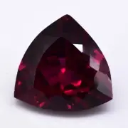 14.5 Cts Natural Blood Red Mozambique Ruby Trillion Cut Certified AAA+ Gemstone