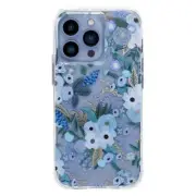 Case-Mate MagSafe Rifle Paper Case (Suits iPhone 14 Plus) - Garden Party Blue