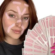 Face Tape for Wrinkles - Anti-Wrinkle Lifting Strips - Forehead & Eye Wrinkle Remover - Tape Tox Pre-Cut Face Strips - Skin Tightening Patches - 30 Days Supply