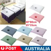 Half Massage Table Face Hole Towel Sheet Beauty Pure Cotton SPA Salon Bed Cloth