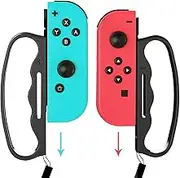 Grips for Nintendo Switch Fitness Boxing, Handles for Switch Boxing - 2 Packs (Black)