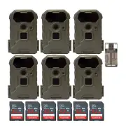 Stealth Cam Wildview 12 Megapixel Infrared Trail Camera Bundle 6 Pack