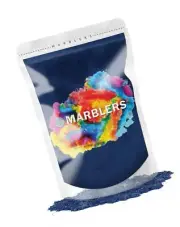MARBLERS Mica Powder Colorant 3oz (85g) [Fine Navy] | Pearlescent Pigment | T...