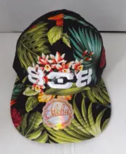 NWT Authentic ALOHA HEADWEAR "808" Multi Color Floral Baseball Hat Unisex OSFA