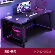 Gaming Desk Computer Desk Home Office Desk Extra Large Modern Ergonomic Black