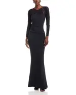 Chiara Boni La Petite Robe Cara Illusion Gown