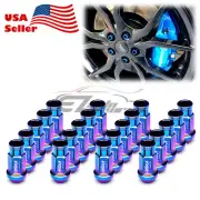 Neo Chrome 20pcs M12X1.25 Short Lug Nuts For Nissan Rouge Altima 370z 350z WN01 (for: Nissan)