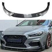 For 2017-2019 Hyundai I30N MK3 Carbon Look Front Bumper Spoiler Splitter Lip