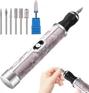 Electric Nail Filer - Cordless Nail Grinder, Toenail Sander Professional | Rechargeable Manicure Pedicure Kit, Professional Nail Removing Tool, Toenail Sander for Thick Nails Cordless Manicure