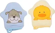 ifundom 2Pcs Comfortable Bathing Towels Soft Bathing Gloves for Deep Cleaning Cartoon Design Gentle Body Wipe for Bathing Brush