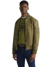 [Tommy Hilfiger] Lightweight Bomber Jacket in Green