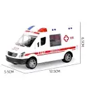 Car Mini Pull Back Toy Vehicle Model Wind Up Police Truck Ambulance