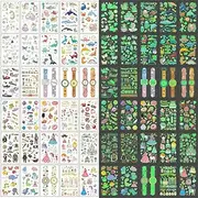 30 Sheets Temporary Stickers Children's Tattoos Stickers Boys Space Dinosaur Animals Unicorn Butterfly Adhesive Tattoos, Skin-Friendly Tattoo Set Children's Birthday Party Bag