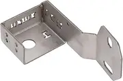 RIZGHWOY Land Cruiser LC200 Antenna Clamp Stainless Steel Bracket, Precise Holes, Easy Install, Silver (Silver)