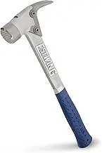 ESTWING AL-PRO Aluminum Framing Hammer - 14 oz Straight Rip Claw with Milled Face & Shock Reduction Grip - ALBLM