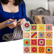 Crochet Square Deck Easy Crochet Squares Knitting Kits Embroidery handsome