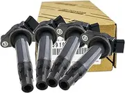 liwei store 4PCS 90919-02246 Car Ignition Coil Compatible With Camry Compatible With Harrier Compatible With Highlander Compatible With Solara Compatible With Lexus ES330 RX330 RX400h 9091902246 90080