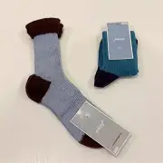 2 Pairs of Jacadi Cotton Blend Winter Socks Multi Sizes NWT Kids Socks (1-3Y)