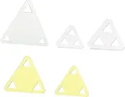 PLAFOPE 5pcs Quilting Stitching Template Hexagon Quilting Accessories Frenzy Crafts Quilting Templates for Material Quilt Ruler Fabric Art Quilting Supplies and Accessories Hand Acrylic