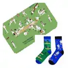 Home & Quirky Cricket Theme Tea Towel 100% Cotton Kitchen Novelty Gift & Socks