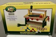 Vintage 90's John Deere Kids Tool Wood Workbench Play Set Kit 5277 New Old Stock