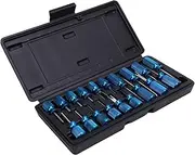 SOULONG 19 Pcs Electrical Terminal Removal Kit, Aluminum Stainless Steel Universal Fit Wire Harness Pin Connector Release Tool Set for Automotive Repair with Various Tools Included, Easy