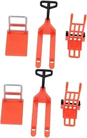 ibasenice 1 Set Micro Landscape Hand Trolley Model Miniature Traffic Tool Accessory for Construction Vehicle for Learning and Play Forklift Model for Sand Table