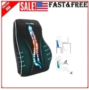 Lumbar Support for Office Chair Memory Foam Back Cushion Mesh Cover for Car Seat