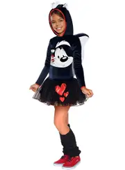 Looney Tunes Girls Cute Pepe Le Pew Costume