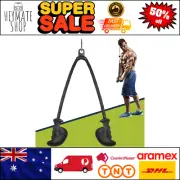 Ergonomic Triceps Pull Down Rope with Non-Slip Rubber Grip, LAT Pulldown