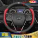 豐田方向盤皮套 納帕皮紋方向盤保護套 YARIS VIOS ALTIS CAMRY RAV4 CHR RAV4真皮把套