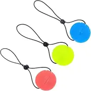 HEATSHAKING 3pcs Squeeze Exercise Balls Assorted Color Hand Grip Balls for Finger Strengthening and Hand Therapy Portable Design for Home and Office Use