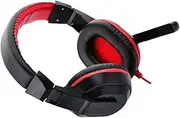 Angoily Gaming Headphones Over-Ear Stereo Headset Noise-canceling Mic Adjustable Padded Headband for Laptop Random