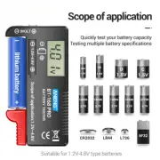 Digital Lithium Battery Capacity Tester Checkered load analyzer Display Check