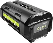 [LaiCaiLU] 6.0Ah 40V Li-Ion Rechargeable Battery Compatible with Ryobi RY40502 RY40200 40V Cordless Power Tools OP4050 OP4026 OP40401(1pcs 4Ah Battery)
