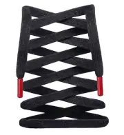 Premium Waxed Cotton Flat Shoelaces with Metallic Tips for Sneakers and Boots