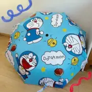 Doraemon Boy Umbrella Children Automatic Umbrella Rain Kids Folding Umbrellas B